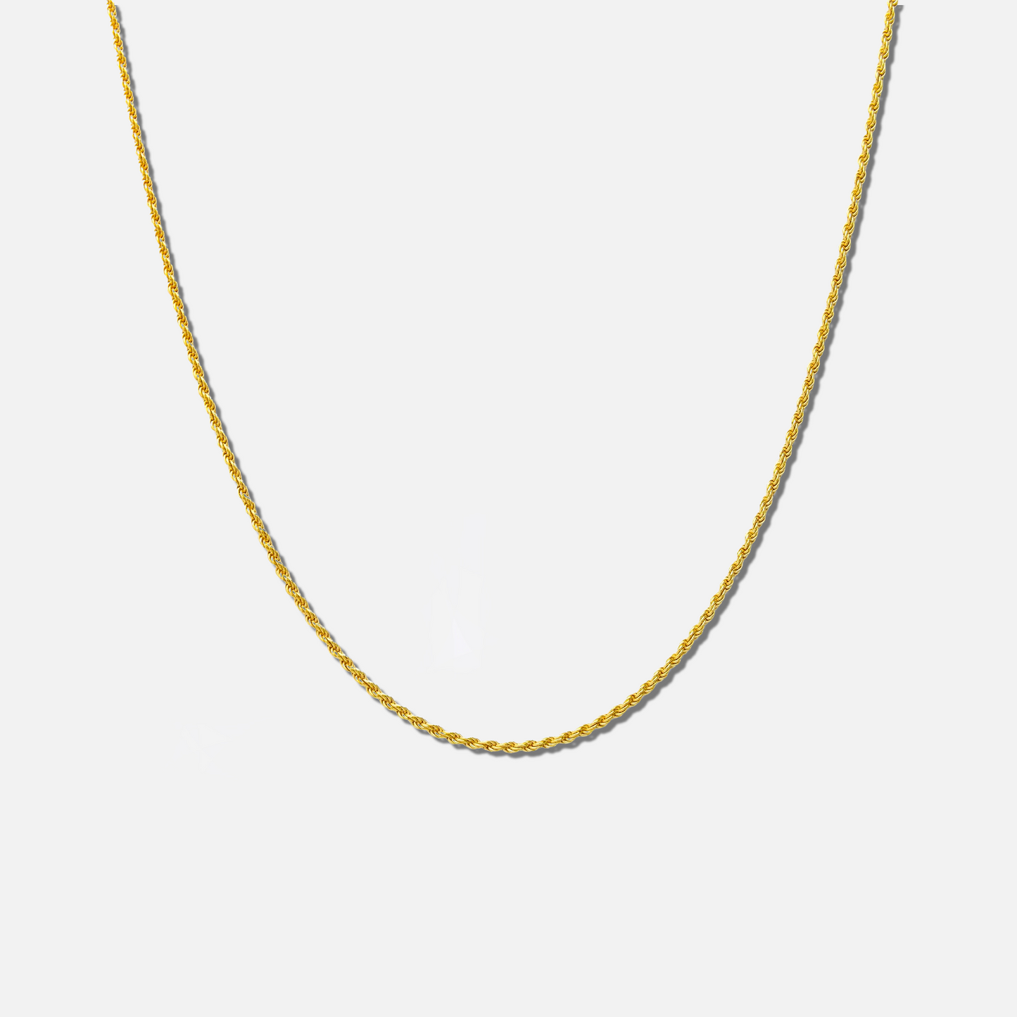 925 Gold Rope Chain - 2.5mm