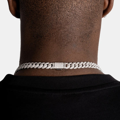 Moissanite Diamond Cuban Link Chain - 10mm