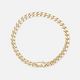925 Gold Cuban Link Bracelet - 5mm