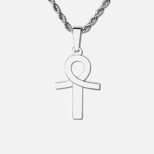 Colgante "White Ankh"