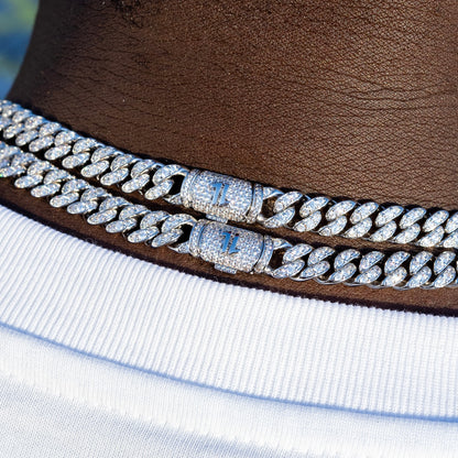 Cadena "Diamond Cuban" 8mm