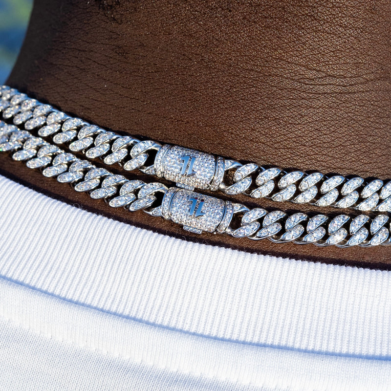 Cadena "Diamond Cuban" 8mm