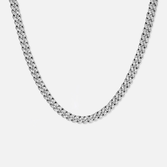 Cadena "Diamond Cuban" 8mm