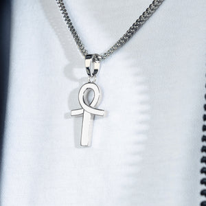 Colgante "White Ankh"