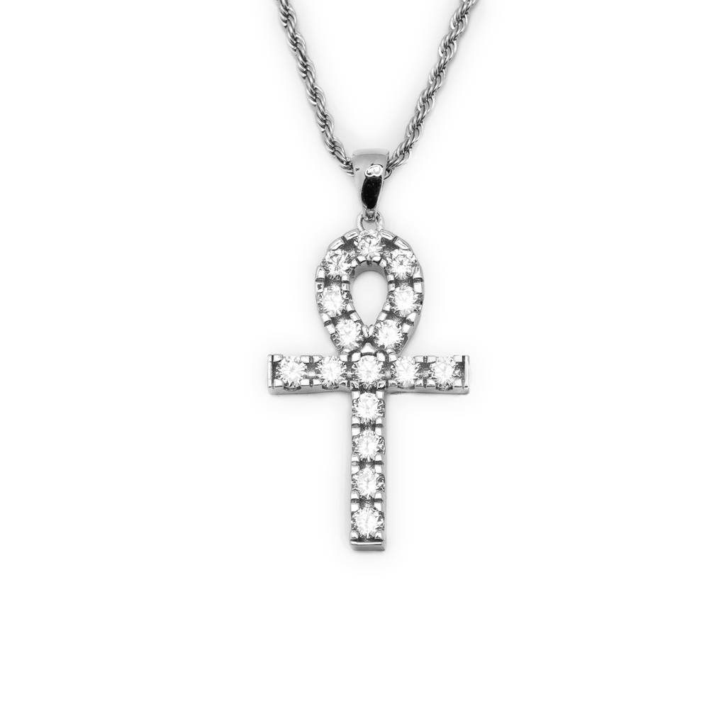Colgante "White Diamond Ankh"