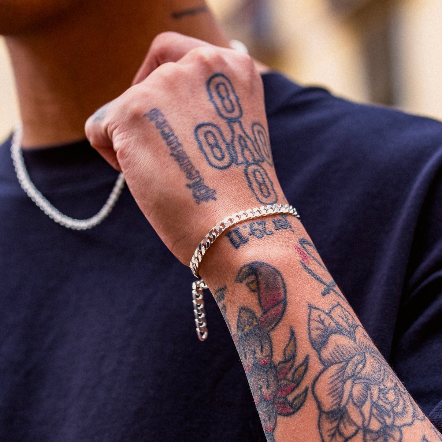 925 Cuban Link Bracelet - 5mm