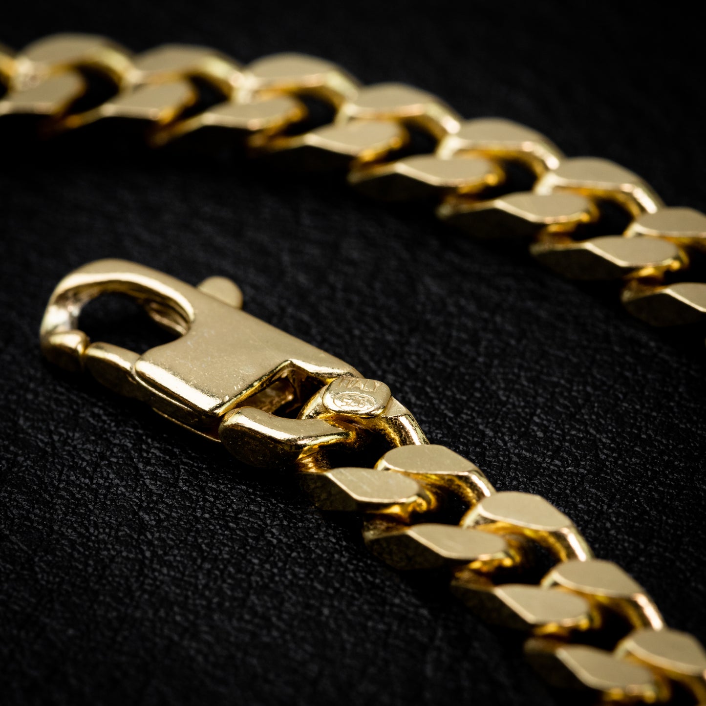 925 Gold Cuban Link Bracelet - 5mm