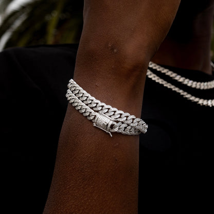 Pulsera "Diamond Cuban" 8mm