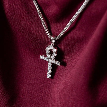 Colgante "White Diamond Ankh"