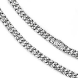 Cadena "Diamond Cuban" 8mm