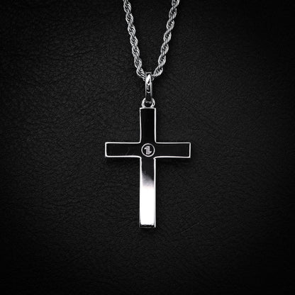 Colgante "White Diamond Cross"