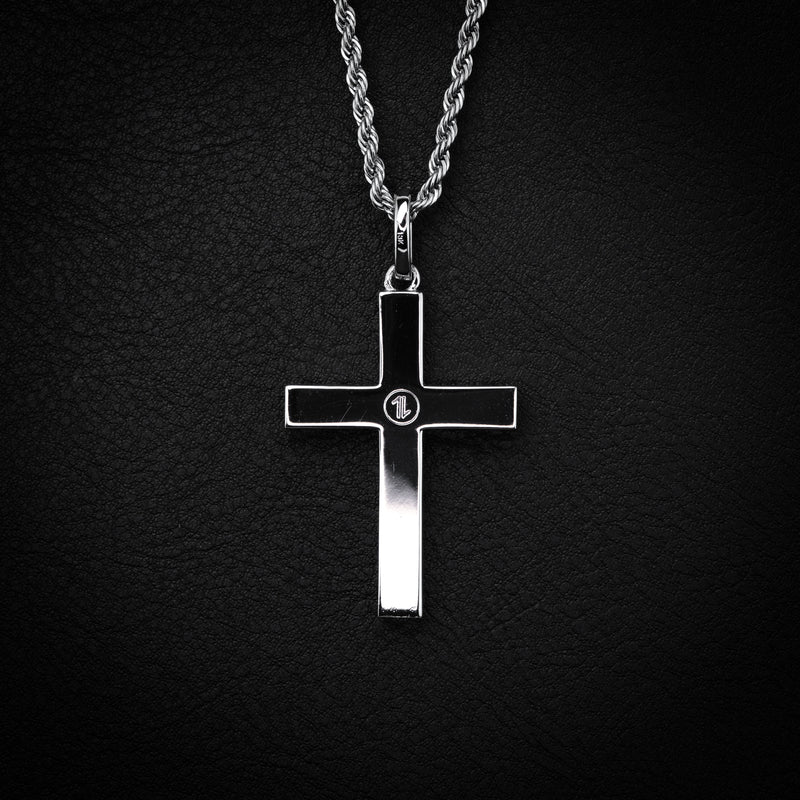 Colgante "White Diamond Cross"